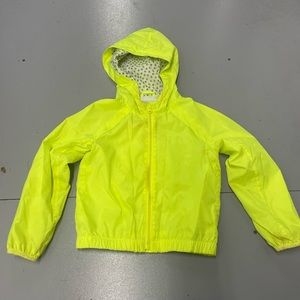 Girls Neon Green Jacket Size Small (6-7)